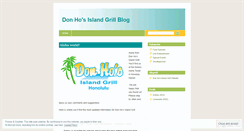 Desktop Screenshot of donhosislandgrill.wordpress.com