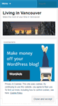 Mobile Screenshot of livinginvancouver.wordpress.com