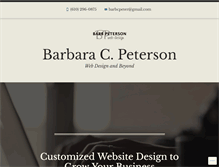 Tablet Screenshot of barbcpeter.wordpress.com