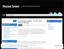 Tablet Screenshot of naomisfantasies.wordpress.com