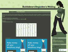 Tablet Screenshot of buildabearvilleguides.wordpress.com