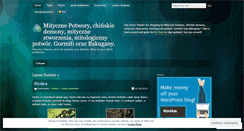 Desktop Screenshot of mitycznepotwory.wordpress.com