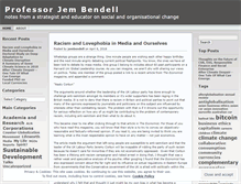 Tablet Screenshot of jembendell.wordpress.com