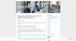 Desktop Screenshot of laksmono.wordpress.com