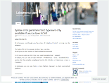Tablet Screenshot of laksmono.wordpress.com