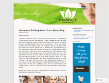 Tablet Screenshot of betterskin.wordpress.com