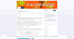 Desktop Screenshot of carpe7diem.wordpress.com