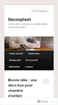 Mobile Screenshot of decosplash.wordpress.com