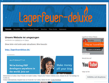 Tablet Screenshot of lagerfeuerdeluxe.wordpress.com