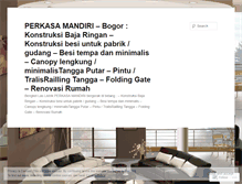 Tablet Screenshot of perkasamandiristeel.wordpress.com