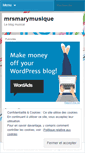Mobile Screenshot of mrsmarymusique.wordpress.com