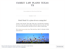 Tablet Screenshot of divorceplano.wordpress.com