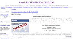 Desktop Screenshot of htnepal.wordpress.com