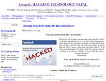 Tablet Screenshot of htnepal.wordpress.com