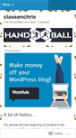 Mobile Screenshot of classenchris.wordpress.com
