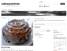 Tablet Screenshot of culinarycarnivore.wordpress.com