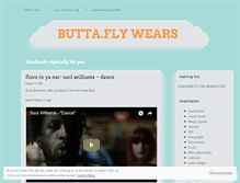 Tablet Screenshot of bflywears.wordpress.com