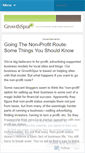 Mobile Screenshot of growthspur.wordpress.com