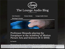 Tablet Screenshot of loungeaudio.wordpress.com