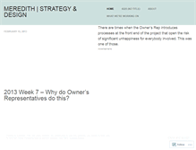 Tablet Screenshot of meredithstrategy.wordpress.com