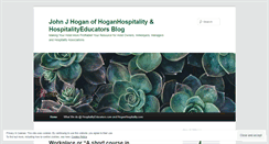 Desktop Screenshot of hoganhospitality.wordpress.com