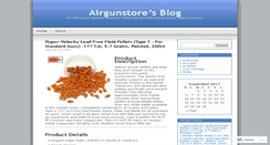 Desktop Screenshot of airgunstore.wordpress.com