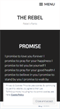 Mobile Screenshot of metherebel.wordpress.com