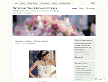 Tablet Screenshot of bridalstyled.wordpress.com