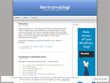 Tablet Screenshot of merirosvoblogi.wordpress.com