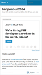 Mobile Screenshot of bariponoun2364.wordpress.com