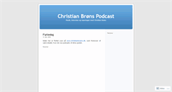 Desktop Screenshot of cbpodcast.wordpress.com