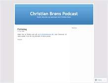 Tablet Screenshot of cbpodcast.wordpress.com