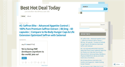 Desktop Screenshot of besthotdealtoday.wordpress.com