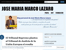 Tablet Screenshot of josemariamarco.wordpress.com