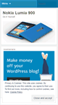 Mobile Screenshot of lumia9000review.wordpress.com