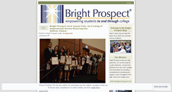Desktop Screenshot of brightprospect.wordpress.com