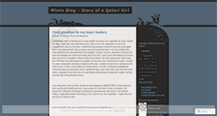 Desktop Screenshot of mimizwords.wordpress.com
