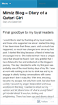 Mobile Screenshot of mimizwords.wordpress.com