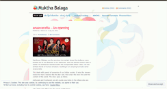 Desktop Screenshot of mukthabalaga.wordpress.com