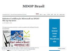 Tablet Screenshot of mdopbrasil.wordpress.com