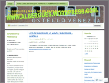 Tablet Screenshot of albergues.wordpress.com
