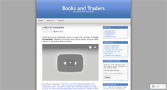 Desktop Screenshot of booksandtraders.wordpress.com