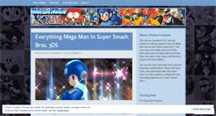 Desktop Screenshot of megaman4smashbros.wordpress.com