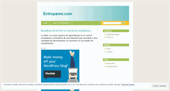 Desktop Screenshot of entrepares.wordpress.com