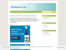 Tablet Screenshot of entrepares.wordpress.com