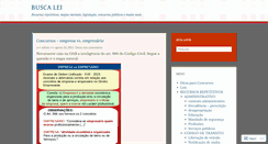 Desktop Screenshot of buscalei.wordpress.com
