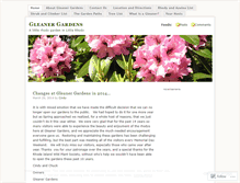 Tablet Screenshot of gleanergardens.wordpress.com