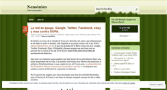Desktop Screenshot of nemonicox.wordpress.com