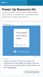 Mobile Screenshot of powerupresourcekit.wordpress.com
