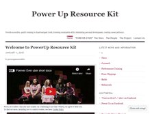 Tablet Screenshot of powerupresourcekit.wordpress.com